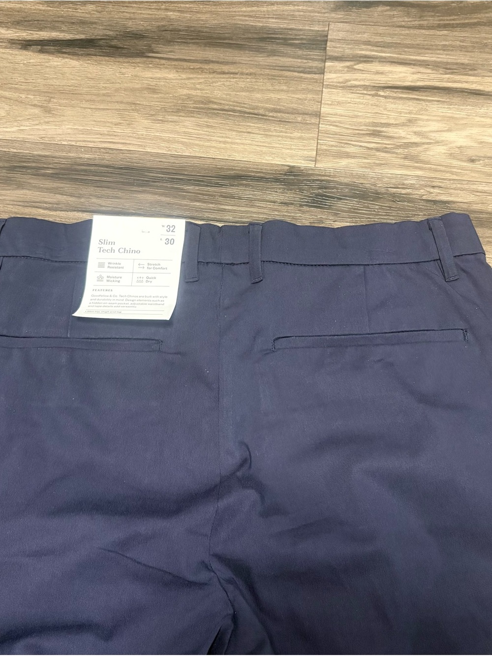 Goodfellow & Co Navy Men's Chino Pants - Picture 7 of 9